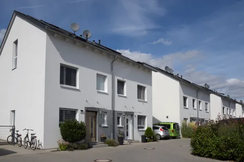 Hausbau Doppelhaushälfte